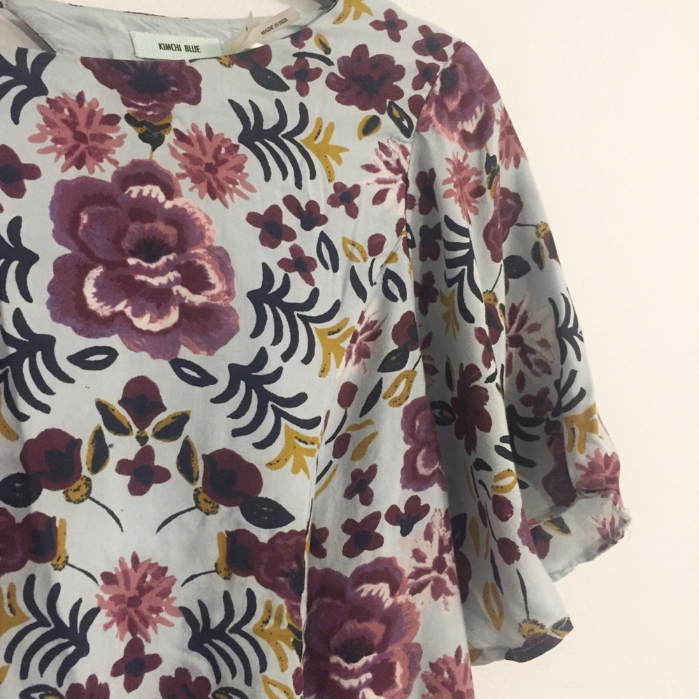Floral Kimchi Blue Swing Top - Picture 3 of 3